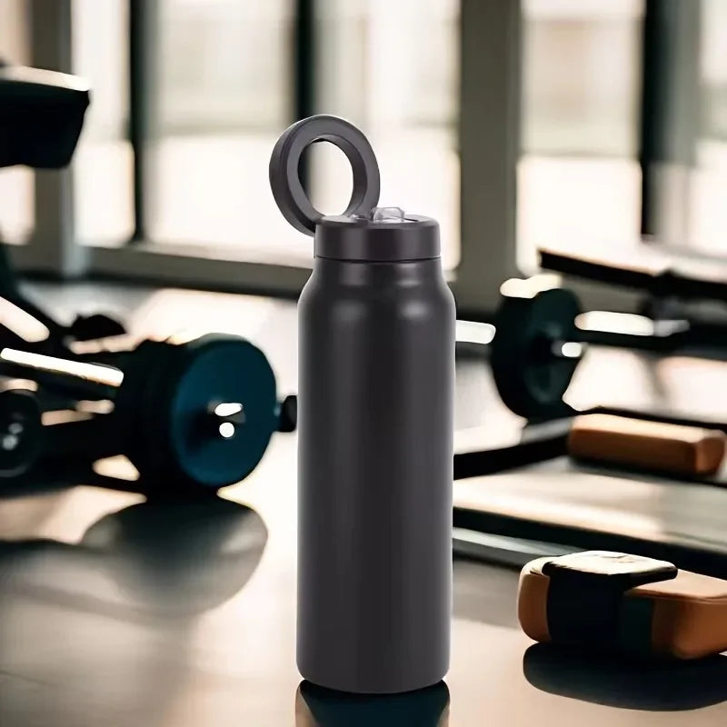 AquaMag – The Smart Water Bottle with Magnetic Phone Holder